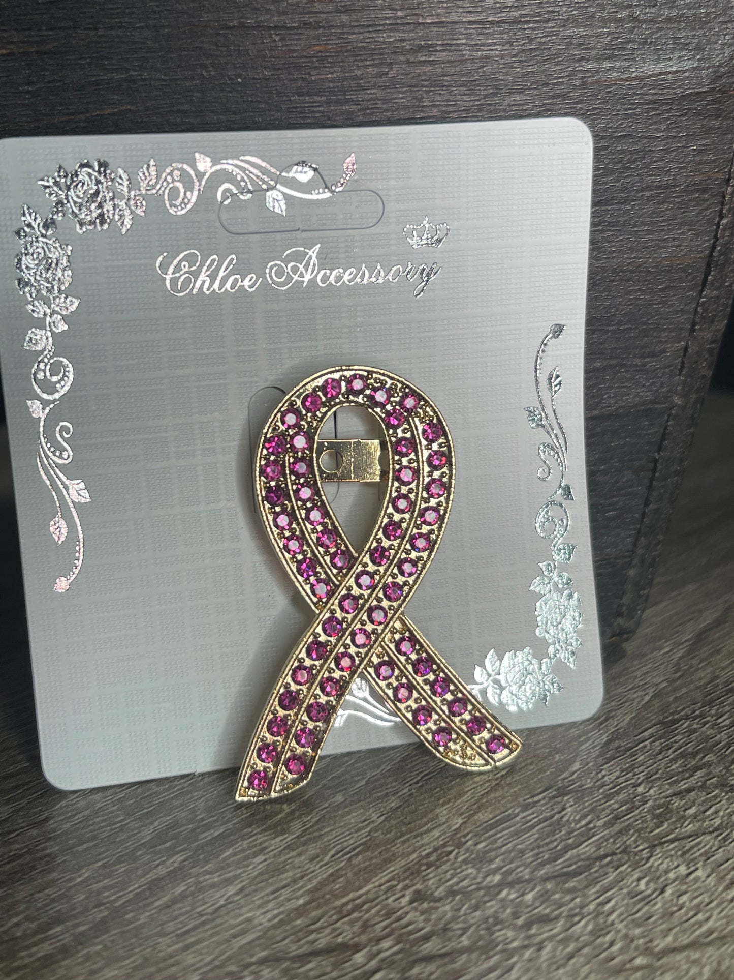 Breast Cancer Awareness Brooch