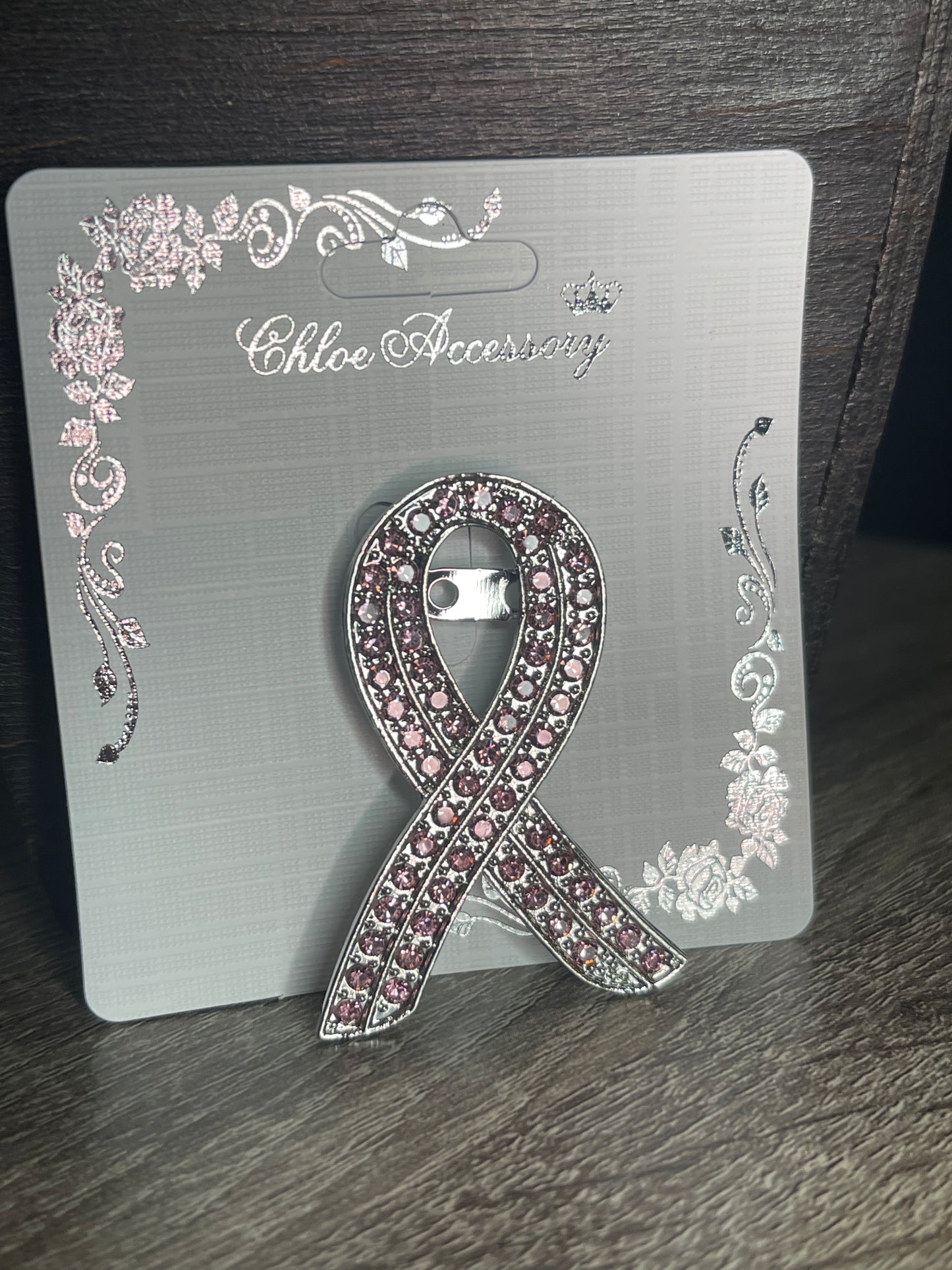 Breast Cancer Awareness Brooch