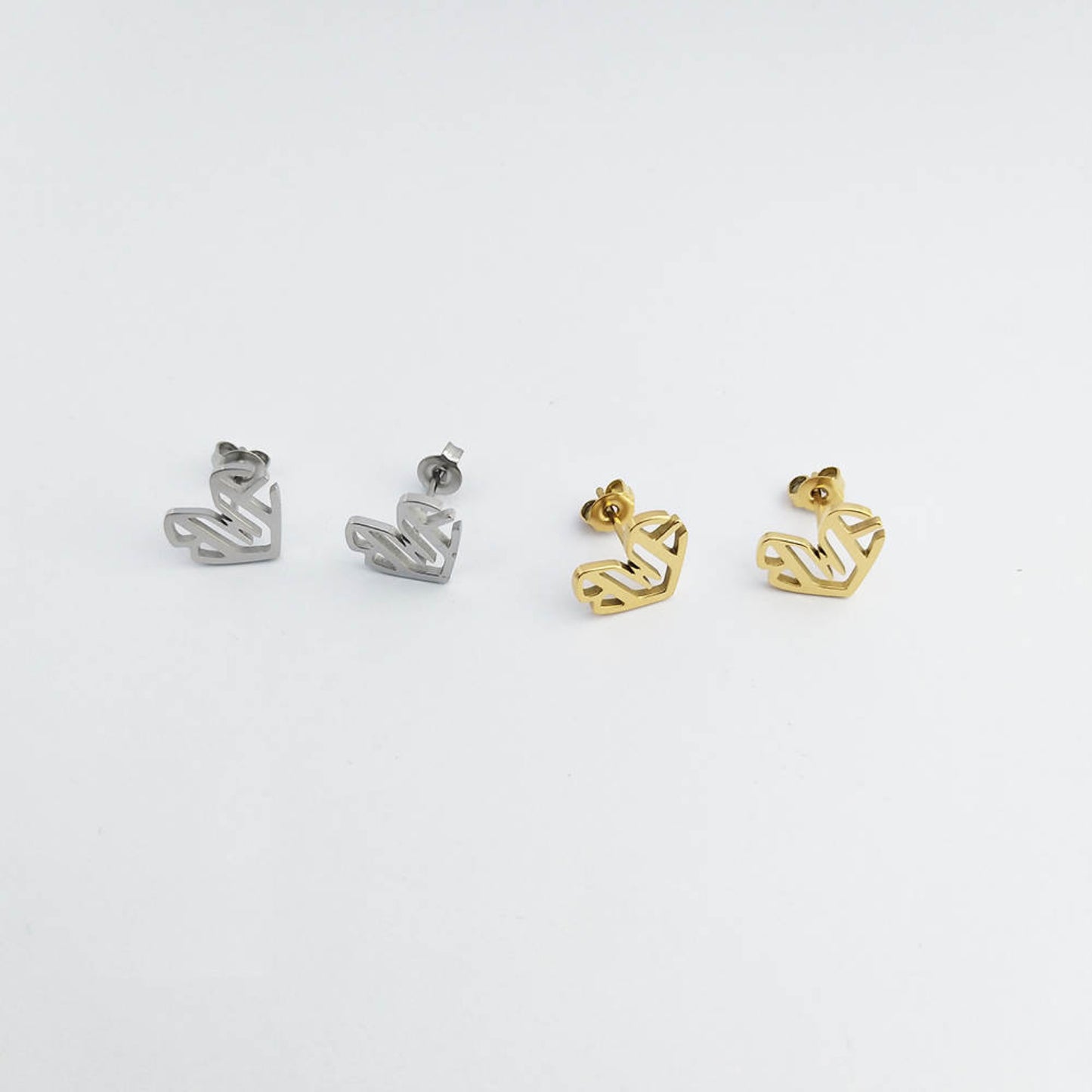 BWE 18k Gold Plated/Stainless Steel Studs