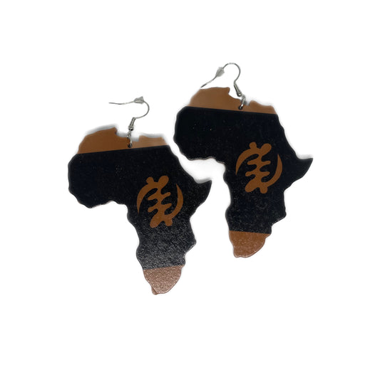 Nothing But God (Africa) Wooden Earrings